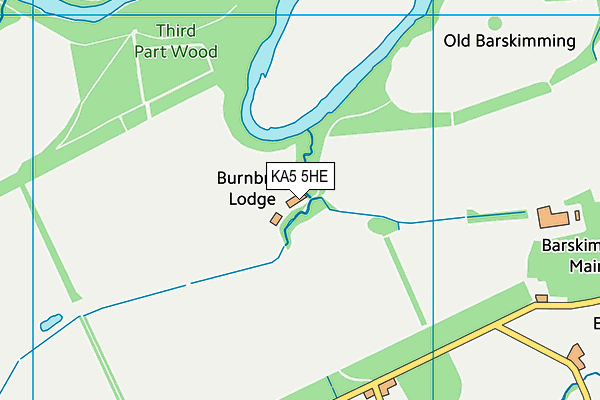 KA5 5HE map - OS VectorMap District (Ordnance Survey) KA5 5HE map - OS VectorMap District (Ordnance Survey)