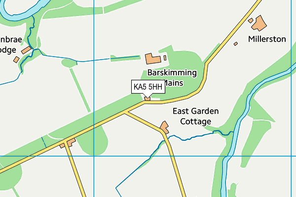 KA5 5HH map - OS VectorMap District (Ordnance Survey) KA5 5HH map - OS VectorMap District (Ordnance Survey)