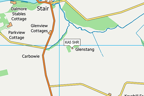 KA5 5HR map - OS VectorMap District (Ordnance Survey)