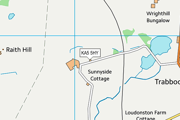 KA5 5HY map - OS VectorMap District (Ordnance Survey) KA5 5HY map - OS VectorMap District (Ordnance Survey)