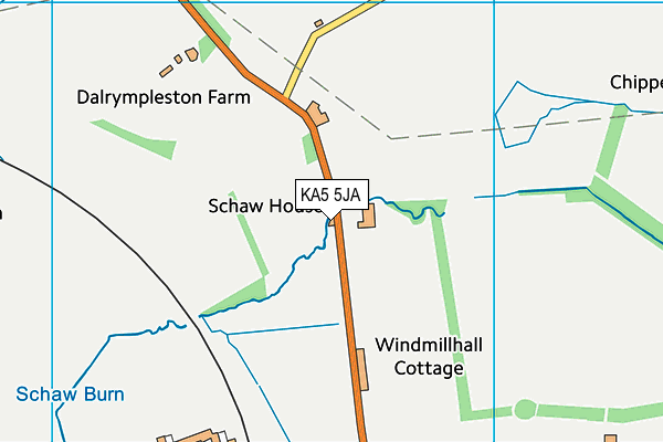 KA5 5JA map - OS VectorMap District (Ordnance Survey) KA5 5JA map - OS VectorMap District (Ordnance Survey)