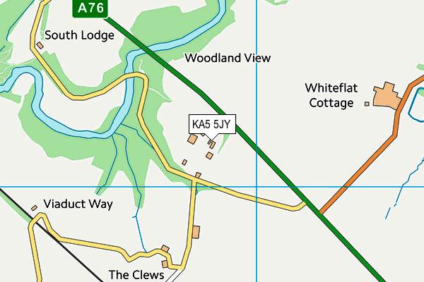 KA5 5JY map - OS VectorMap District (Ordnance Survey) KA5 5JY map - OS VectorMap District (Ordnance Survey)