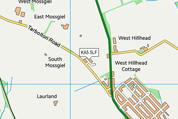 KA5 5LF map - OS VectorMap District (Ordnance Survey)