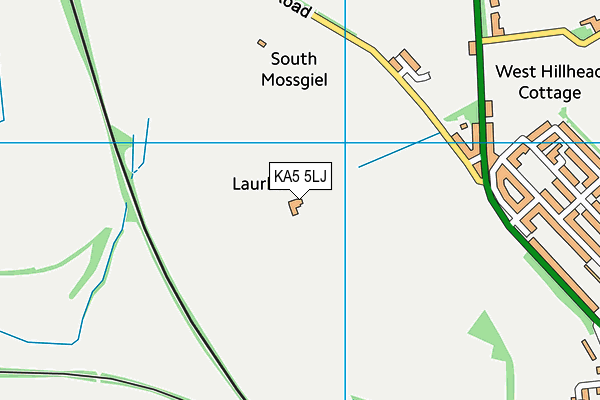 KA5 5LJ map - OS VectorMap District (Ordnance Survey) KA5 5LJ map - OS VectorMap District (Ordnance Survey)