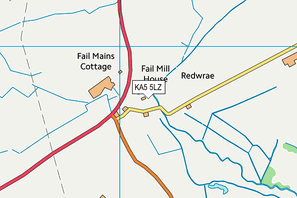 KA5 5LZ map - OS VectorMap District (Ordnance Survey)