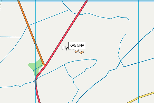 KA5 5NA map - OS VectorMap District (Ordnance Survey) KA5 5NA map - OS VectorMap District (Ordnance Survey)