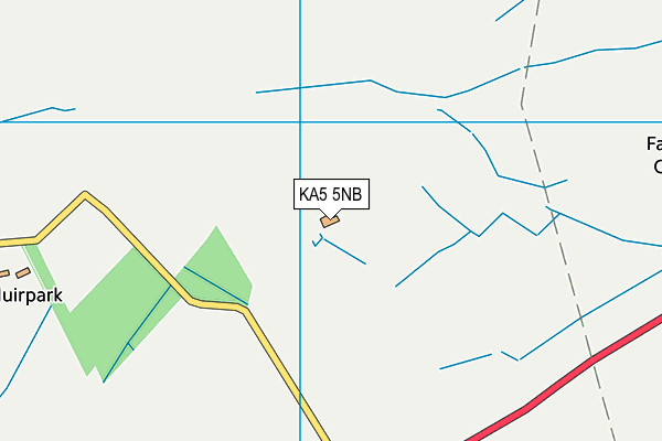KA5 5NB map - OS VectorMap District (Ordnance Survey) KA5 5NB map - OS VectorMap District (Ordnance Survey)