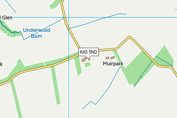 KA5 5ND map - OS VectorMap District (Ordnance Survey) KA5 5ND map - OS VectorMap District (Ordnance Survey)