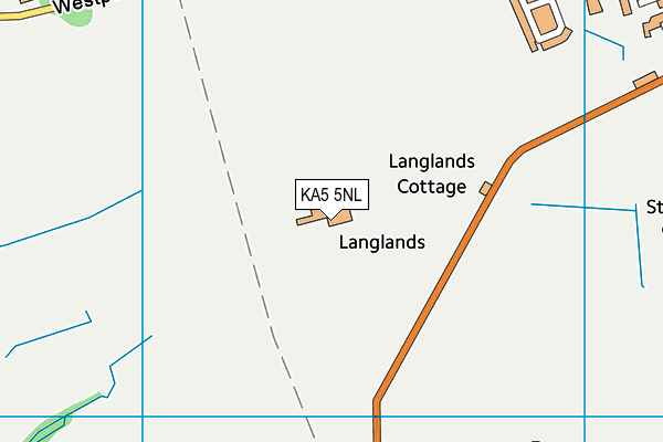 KA5 5NL map - OS VectorMap District (Ordnance Survey) KA5 5NL map - OS VectorMap District (Ordnance Survey)