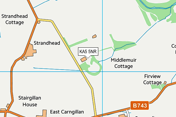 KA5 5NR map - OS VectorMap District (Ordnance Survey) KA5 5NR map - OS VectorMap District (Ordnance Survey)