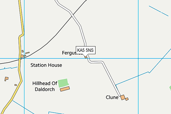 KA5 5NS map - OS VectorMap District (Ordnance Survey) KA5 5NS map - OS VectorMap District (Ordnance Survey)