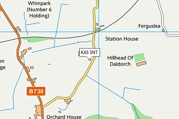 KA5 5NT map - OS VectorMap District (Ordnance Survey) KA5 5NT map - OS VectorMap District (Ordnance Survey)