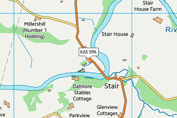 KA5 5PA map - OS VectorMap District (Ordnance Survey) KA5 5PA map - OS VectorMap District (Ordnance Survey)