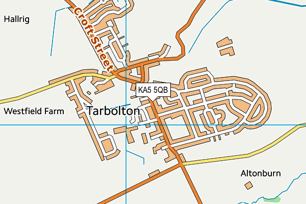 KA5 5QB map - OS VectorMap District (Ordnance Survey) KA5 5QB map - OS VectorMap District (Ordnance Survey)