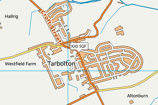 KA5 5QF map - OS VectorMap District (Ordnance Survey) KA5 5QF map - OS VectorMap District (Ordnance Survey)