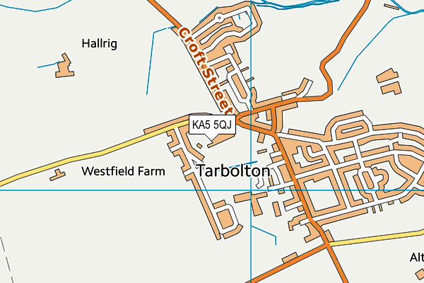 KA5 5QJ map - OS VectorMap District (Ordnance Survey) KA5 5QJ map - OS VectorMap District (Ordnance Survey)