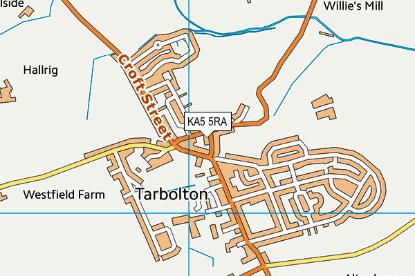 KA5 5RA map - OS VectorMap District (Ordnance Survey) KA5 5RA map - OS VectorMap District (Ordnance Survey)