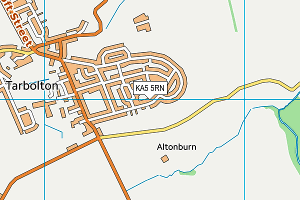 KA5 5RN map - OS VectorMap District (Ordnance Survey)