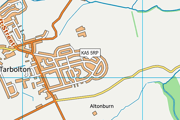 KA5 5RP map - OS VectorMap District (Ordnance Survey) KA5 5RP map - OS VectorMap District (Ordnance Survey)