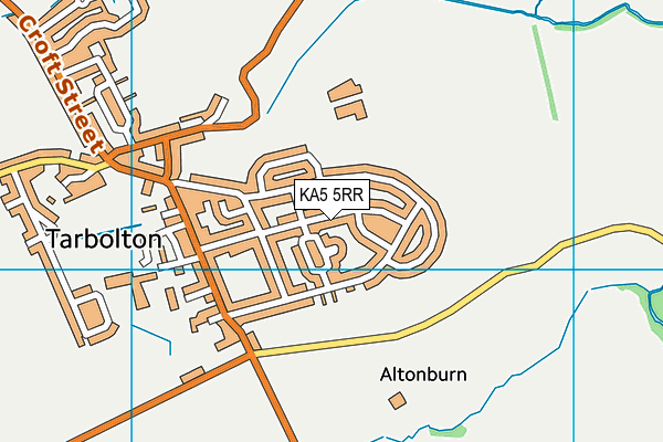 KA5 5RR map - OS VectorMap District (Ordnance Survey) KA5 5RR map - OS VectorMap District (Ordnance Survey)