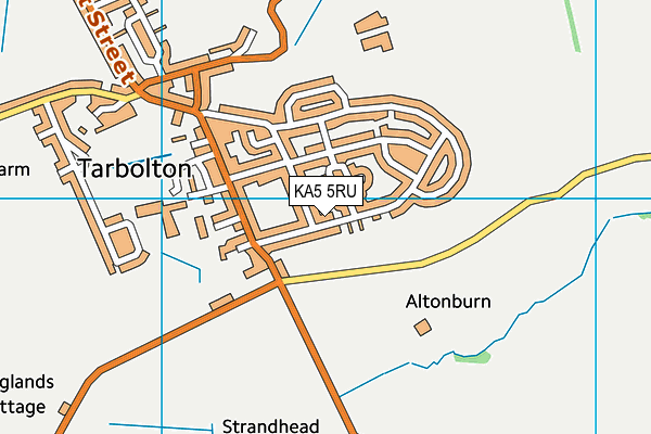 KA5 5RU map - OS VectorMap District (Ordnance Survey) KA5 5RU map - OS VectorMap District (Ordnance Survey)