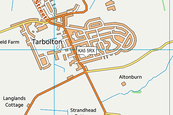 KA5 5RX map - OS VectorMap District (Ordnance Survey) KA5 5RX map - OS VectorMap District (Ordnance Survey)