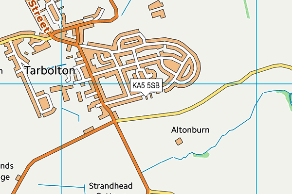 KA5 5SB map - OS VectorMap District (Ordnance Survey)