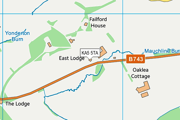 KA5 5TA map - OS VectorMap District (Ordnance Survey)