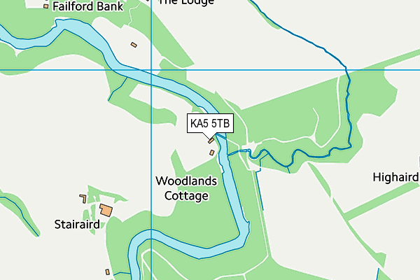 KA5 5TB map - OS VectorMap District (Ordnance Survey) KA5 5TB map - OS VectorMap District (Ordnance Survey)