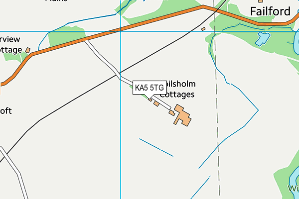 KA5 5TG map - OS VectorMap District (Ordnance Survey) KA5 5TG map - OS VectorMap District (Ordnance Survey)