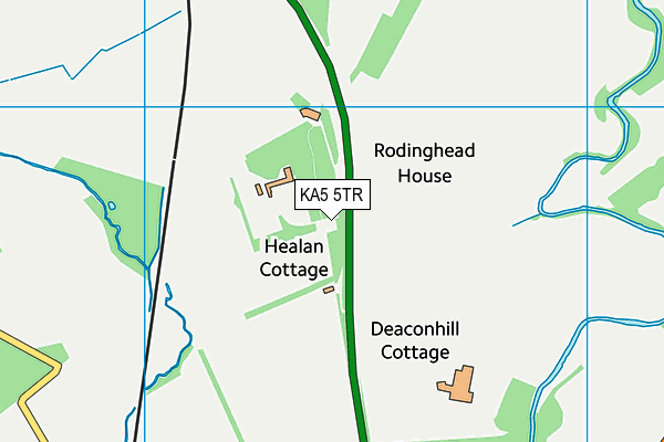 KA5 5TR map - OS VectorMap District (Ordnance Survey) KA5 5TR map - OS VectorMap District (Ordnance Survey)