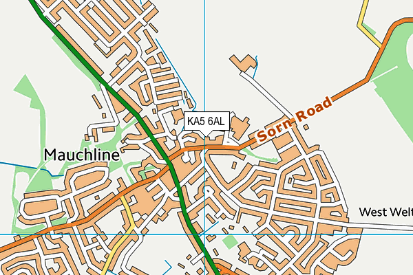 KA5 6AL map - OS VectorMap District (Ordnance Survey) KA5 6AL map - OS VectorMap District (Ordnance Survey)