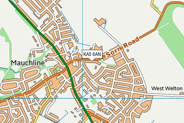 KA5 6AN map - OS VectorMap District (Ordnance Survey) KA5 6AN map - OS VectorMap District (Ordnance Survey)