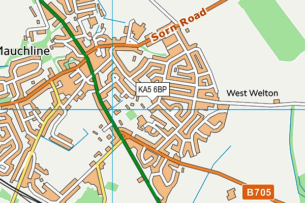 KA5 6BP map - OS VectorMap District (Ordnance Survey) KA5 6BP map - OS VectorMap District (Ordnance Survey)