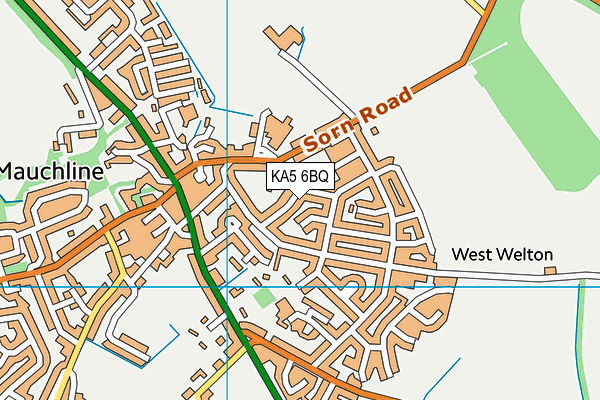 KA5 6BQ map - OS VectorMap District (Ordnance Survey) KA5 6BQ map - OS VectorMap District (Ordnance Survey)