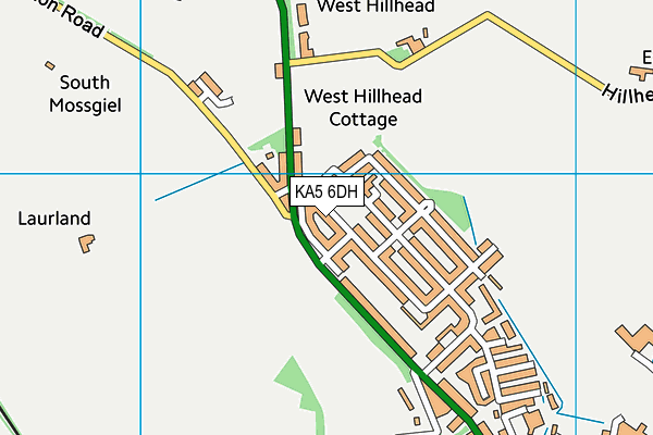 KA5 6DH map - OS VectorMap District (Ordnance Survey) KA5 6DH map - OS VectorMap District (Ordnance Survey)