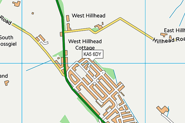 KA5 6DY map - OS VectorMap District (Ordnance Survey) KA5 6DY map - OS VectorMap District (Ordnance Survey)