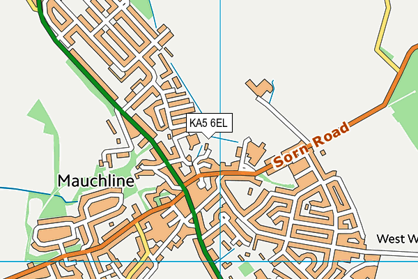 KA5 6EL map - OS VectorMap District (Ordnance Survey)