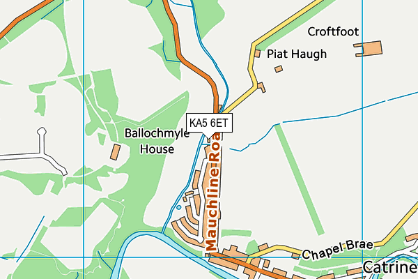 KA5 6ET map - OS VectorMap District (Ordnance Survey)
