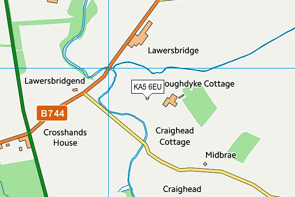 KA5 6EU map - OS VectorMap District (Ordnance Survey) KA5 6EU map - OS VectorMap District (Ordnance Survey)