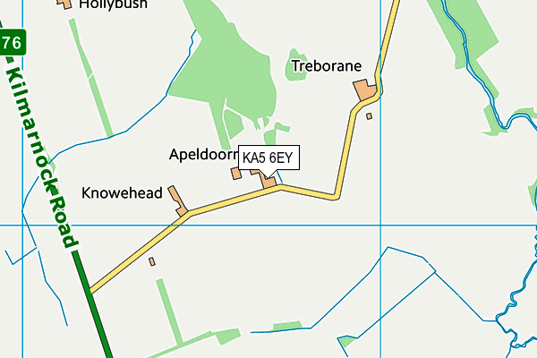 KA5 6EY map - OS VectorMap District (Ordnance Survey) KA5 6EY map - OS VectorMap District (Ordnance Survey)
