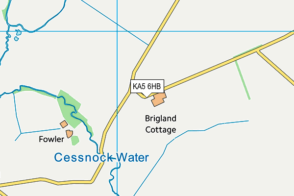 KA5 6HB map - OS VectorMap District (Ordnance Survey) KA5 6HB map - OS VectorMap District (Ordnance Survey)