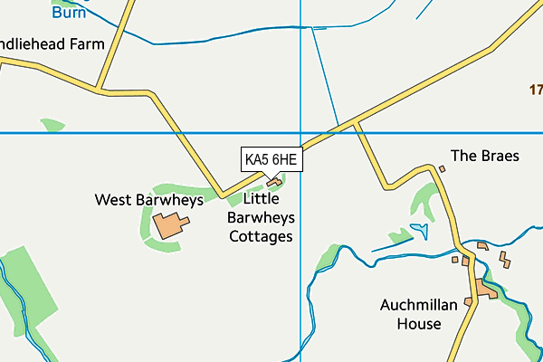 KA5 6HE map - OS VectorMap District (Ordnance Survey) KA5 6HE map - OS VectorMap District (Ordnance Survey)