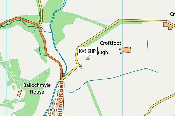 KA5 6HP map - OS VectorMap District (Ordnance Survey) KA5 6HP map - OS VectorMap District (Ordnance Survey)
