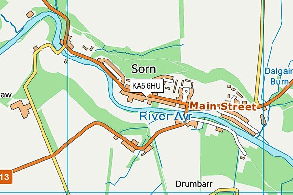 KA5 6HU map - OS VectorMap District (Ordnance Survey) KA5 6HU map - OS VectorMap District (Ordnance Survey)