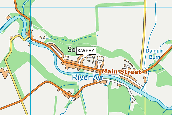 KA5 6HY map - OS VectorMap District (Ordnance Survey) KA5 6HY map - OS VectorMap District (Ordnance Survey)