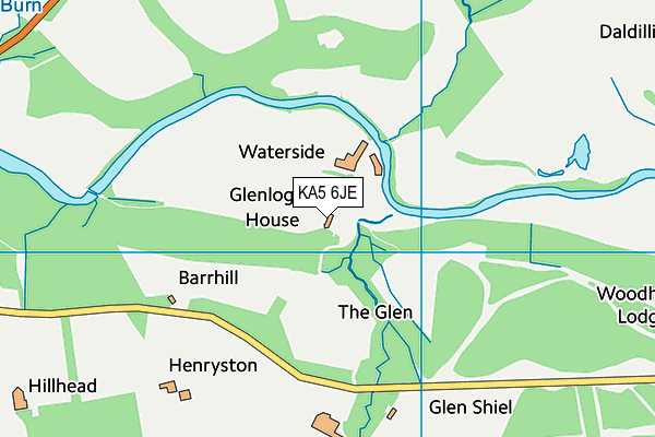 KA5 6JE map - OS VectorMap District (Ordnance Survey) KA5 6JE map - OS VectorMap District (Ordnance Survey)