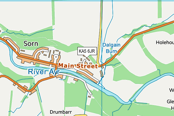 KA5 6JR map - OS VectorMap District (Ordnance Survey) KA5 6JR map - OS VectorMap District (Ordnance Survey)