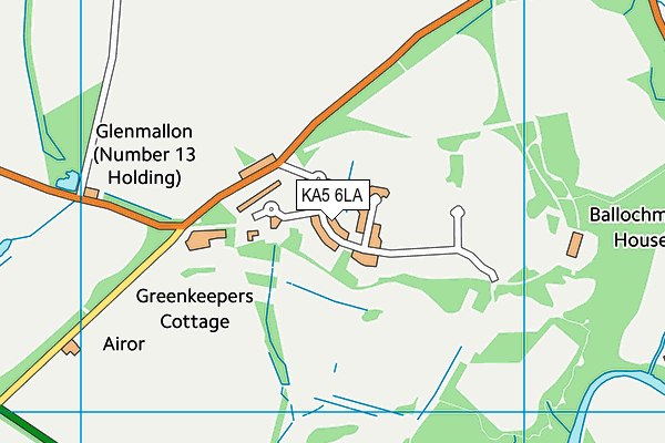 KA5 6LA map - OS VectorMap District (Ordnance Survey) KA5 6LA map - OS VectorMap District (Ordnance Survey)
