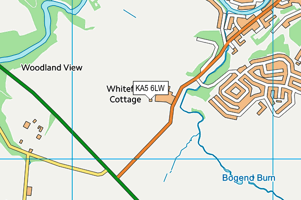 KA5 6LW map - OS VectorMap District (Ordnance Survey) KA5 6LW map - OS VectorMap District (Ordnance Survey)
